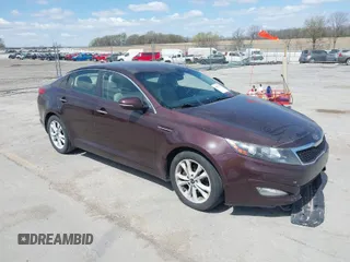 2011 Kia Optima EX with VIN KNAGN4A7XB5055304, listed as a IAAI auction lot 42023759 with 158,385 mi miles and . Bid and sale history available at carsss.com. Image 1.