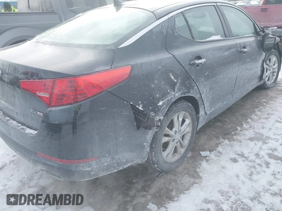 2013 Kia Optima EX with VIN 5XXGN4A72DG143975, listed as a IAAI auction lot 41385803 with 216,203 mi miles. Bid and sale history available at carsss.com. Image 17.