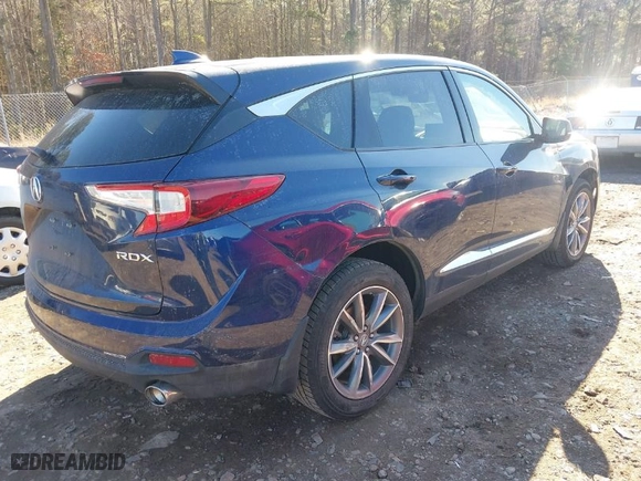 2019 Acura RDX w/Technology Pkg with VIN 5J8TC1H59KL002505, listed as a IAAI auction lot 41441302 with 137,330 mi miles. Bid and sale history available at carsss.com. Image 4.