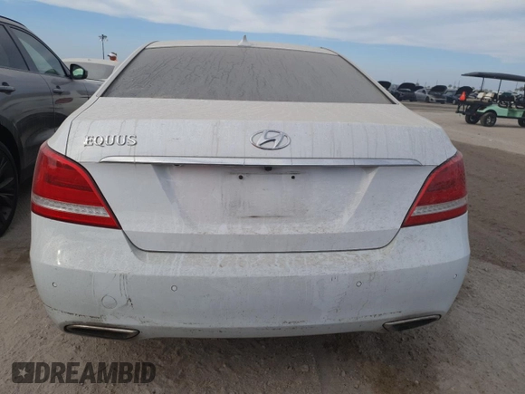 2014 Hyundai Equus Ultimate z VIN KMHGH4JH2EU090296, wystawiony jako Copart lot #74122484 z przebiegiem Nie podano mil oraz Szkoda całkowita • Salvage title. Historia ofert i sprzedaży dostępna na DreamBid. Obrazek 6.