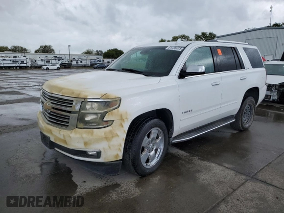 2016 Chevrolet Tahoe LTZ with VIN 1GNSCCKC4GR223339, listed as a Copart auction lot 51135015 with 150,853 mi miles and Salvage title. Bid and sale history available at DreamBid. Image 1.