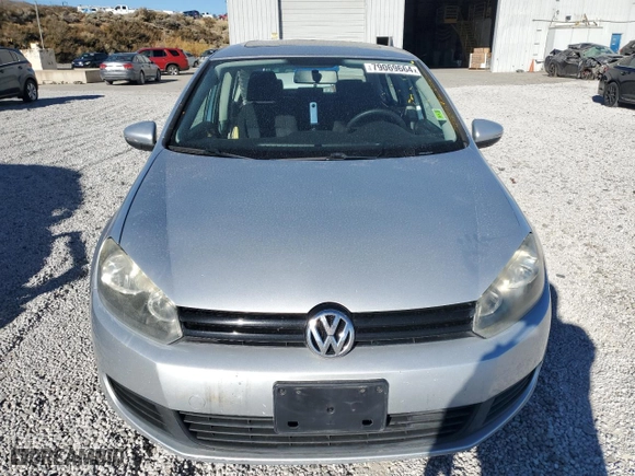 2010 Volkswagen Golf with VIN WVWDB7AJXAW398182, listed as a Copart auction lot 79069664 with 110,533 mi miles and Salvage Title. Bid and sale history available at carsss.com. Image 5.