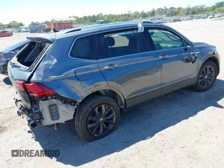 2024 Volkswagen Tiguan SE with VIN 3VVNB7AX6RM161369, listed as a IAAI auction lot 41888229 with 5,173 mi miles and . Bid and sale history available at DreamBid. Image 4.