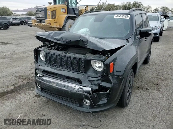 2020 Jeep Renegade Altitude with VIN ZACNJABBXLPL31137, listed as a Copart auction lot 49478765 with 37,693 mi miles and Salvage Title. Bid and sale history available at DreamBid. Image 11.