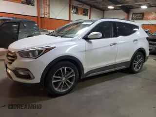 2017 Hyundai Santa Fe 2.0T z VIN 5XYZUDLA3HG456149, wystawiony jako Copart lot #37585923 z przebiegiem 111 627 mil mil oraz Szkoda całkowita • Salvage title. Historia ofert i sprzedaży dostępna na DreamBid. Obrazek 1.