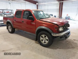 2004 Toyota Tacoma PreRunner z VIN 5TEGN92N04Z382355, wystawiony jako IAAI lot #41742140 z przebiegiem 235 987 mil mil oraz . Historia ofert i sprzedaży dostępna na DreamBid. Obrazek 1.