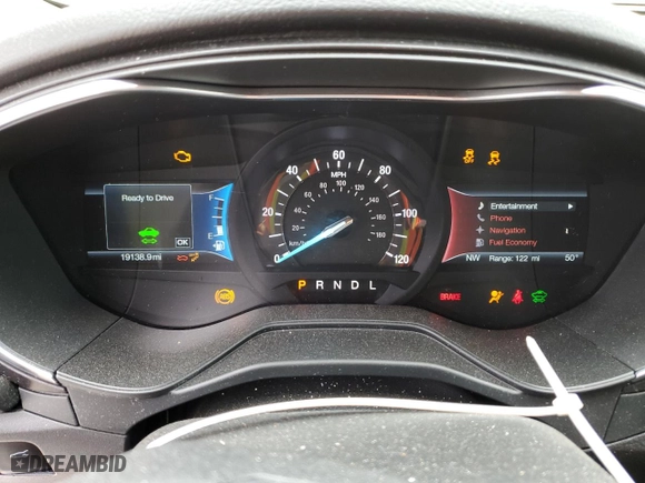 2020 Ford Fusion Plug-In Hybrid Titanium with VIN 3FA6P0SU2LR263915, listed as a Copart auction lot 52358074 with 19,138 mi miles and Salvage Title. Bid and sale history available at carsss.com. Image 9.
