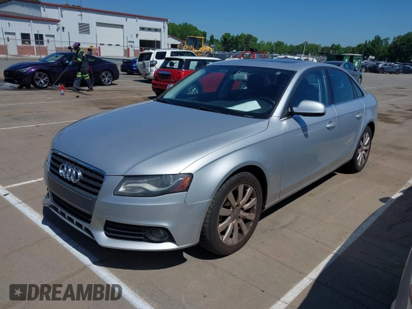 2012 Audi A4 2.0T Premium with VIN WAUAFAFL3CN020533, listed as a IAAI auction lot 42145563 with 112,275 mi miles. Bid and sale history available at carsss.com. Image 2.