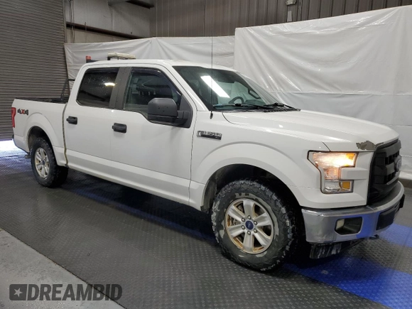 2017 Ford F-150 XL with VIN 1FTEW1E85HFC06836, listed as a Copart auction lot 53308595 with 133,447 mi miles and Clean Title. Bid and sale history available at carsss.com. Image 4.