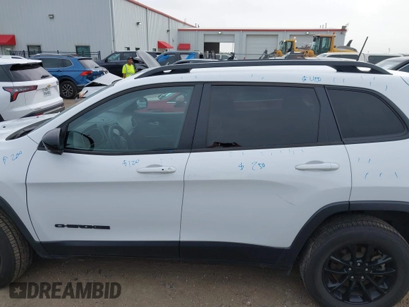 2023 Jeep Cherokee Altitude Lux with VIN 1C4PJMMB6PD112545, listed as a IAAI auction lot 41875820 with 53,559 mi miles. Bid and sale history available at carsss.com. Image 14.