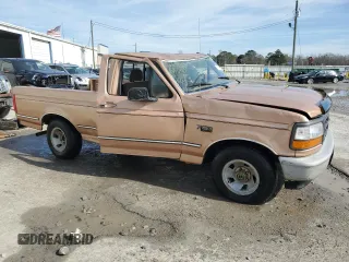 1995 Ford F-150 with VIN 1FTEF15N5SNA89147, listed as a Copart auction lot 41455575 with 101,178 mi miles and Salvage Title. Bid and sale history available at carsss.com. Image 4.