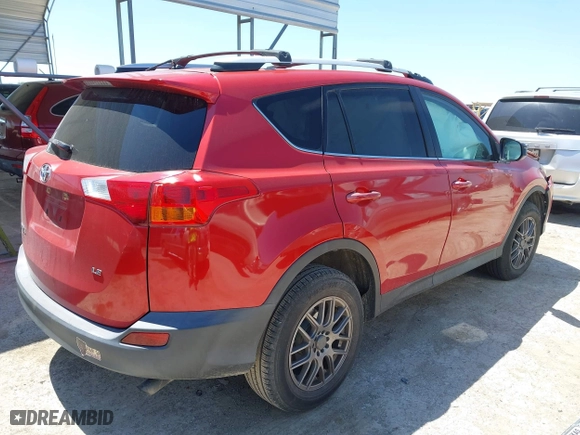 2014 Toyota RAV4 LE with VIN 2T3ZFREV8EW096235, listed as a IAAI auction lot 41974338 with 88,478 mi miles. Bid and sale history available at carsss.com. Image 4.