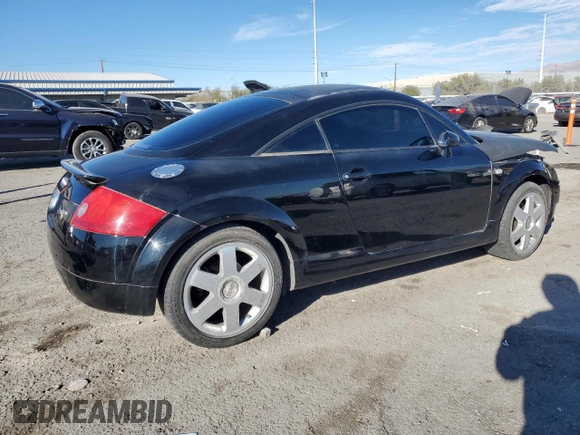2002 Audi TT with VIN TRUWC28N521038985, listed as a Copart auction lot 82837794 with 209,776 mi miles and Salvage Title. Bid and sale history available at carsss.com. Image 3.