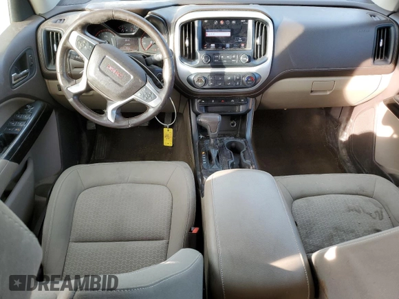 2016 GMC Canyon 4WD SLE with VIN 1GTG6CE35G1250226, listed as a Copart auction lot 45535845 with 140,227 mi miles and Salvage title. Bid and sale history available at DreamBid. Image 8.
