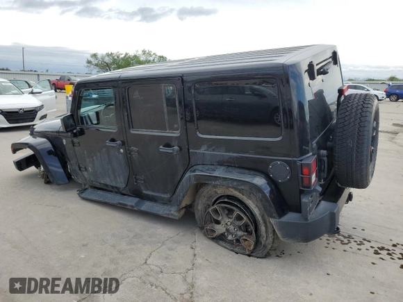 2017 Jeep Wrangler Unlimited Sahara with VIN 1C4BJWEG6HL640223, listed as a Copart auction lot 51054385 with 73,797 mi miles and Clean Title. Bid and sale history available at carsss.com. Image 2.