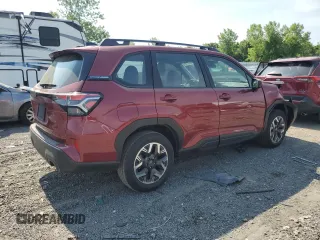2025 Subaru Forester with VIN JF2SLDAC6SH515753, listed as a Copart auction lot 59920115 with 792 mi miles and Salvage title. Bid and sale history available at DreamBid. Image 3.