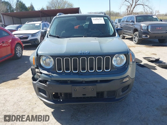 2017 Jeep Renegade Sport with VIN ZACCJBAB9HPG19367, listed as a IAAI auction lot 41818793 with 77,652 mi miles and . Bid and sale history available at carsss.com. Image 12.
