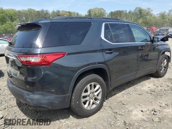 2020 Chevrolet Traverse LT Cloth z VIN 1GNEVGKW0LJ100638, wystawiony jako Copart lot #54845145 z przebiegiem 122 664 mil mil oraz Szkoda całkowita • Salvage title. Historia ofert i sprzedaży dostępna na DreamBid. Obrazek 3.