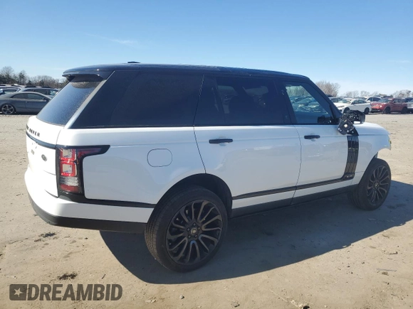 2015 Land Rover Range Rover Supercharged с VIN SALGS3TF6FA210785, выставлен на аукционе Copart как лот 44953645 с пробегом 55 362 миль миль и Списание • Salvage title. История ставок и продаж доступна на DreamBid. Изображение 3.