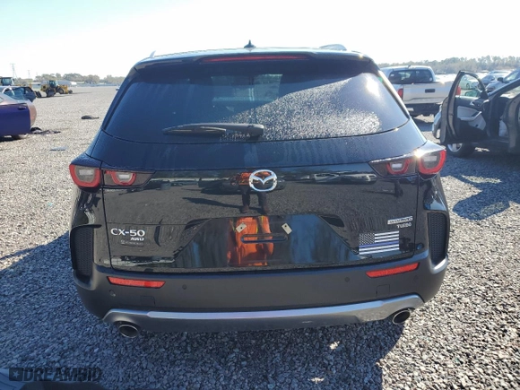 2024 Mazda CX-50 2.5 Turbo Premium Plus Package with VIN 7MMVABEY1RN188279, listed as a Copart auction lot 46878385 with 13,857 mi miles and Salvage Title. Bid and sale history available at carsss.com. Image 6.