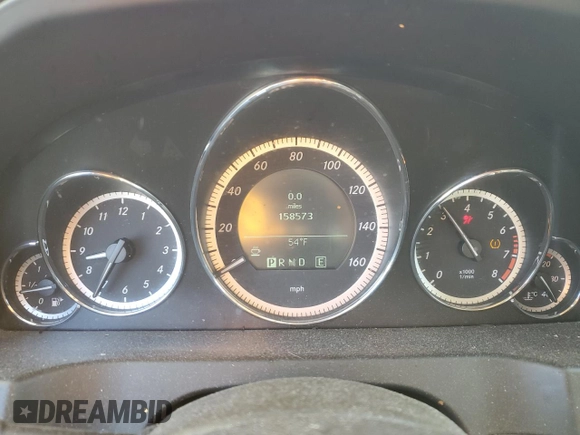 2011 Mercedes-Benz E 550 with VIN WDDKK7CF9BF073028, listed as a Copart auction lot 47427755 with 158,573 mi miles and Salvage Title. Bid and sale history available at DreamBid. Image 9.