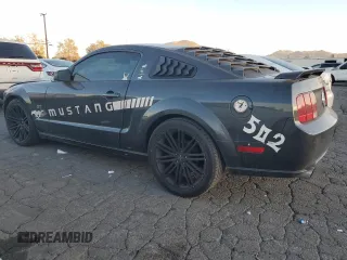 2007 Ford Mustang GT Deluxe with VIN 1ZVHT82H575235208, listed as a Copart auction lot 85820534 with 163,659 mi miles and Clean Title. Bid and sale history available at carsss.com. Image 2.