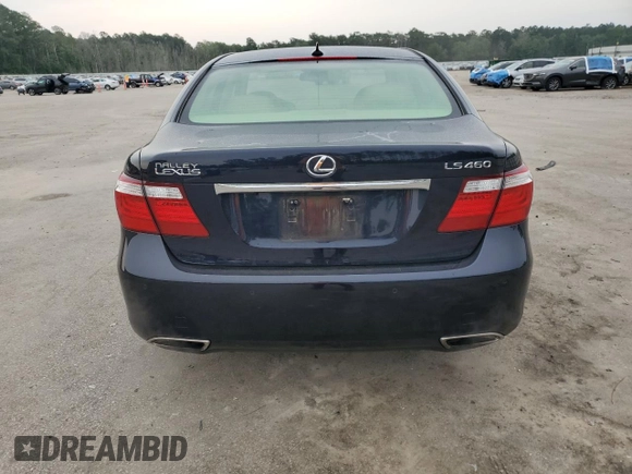 2008 Lexus LS 460 with VIN JTHBL46F885064674, listed as a Copart auction lot 59436135 with 82,197 mi miles and Salvage title. Bid and sale history available at DreamBid. Image 6.