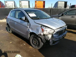 2017 Mitsubishi Mirage ES z VIN ML32A3HJ2HH007648, wystawiony jako IAAI lot #35938099 z przebiegiem 109 461 mil mil oraz . Historia ofert i sprzedaży dostępna na DreamBid. Obrazek 1.