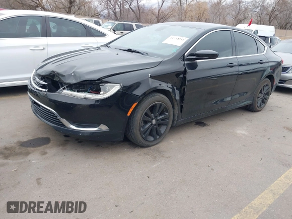 2015 Chrysler 200 Limited with VIN 1C3CCCABXFN568858, listed as a IAAI auction lot 41732534 with 110,640 mi miles. Bid and sale history available at carsss.com. Image 17.