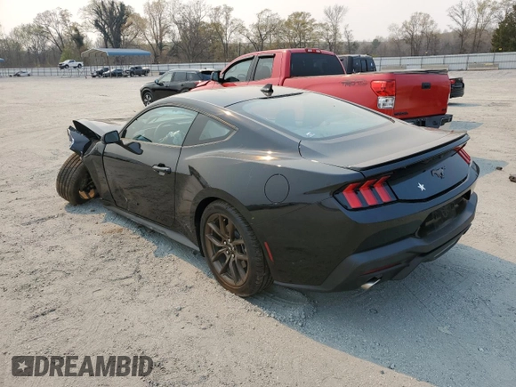 2024 Ford Mustang EcoBoost with VIN 1FA6P8TH5R5121733, listed as a Copart auction lot 50717815 with 9,748 mi miles and Salvage Title. Bid and sale history available at carsss.com. Image 2.