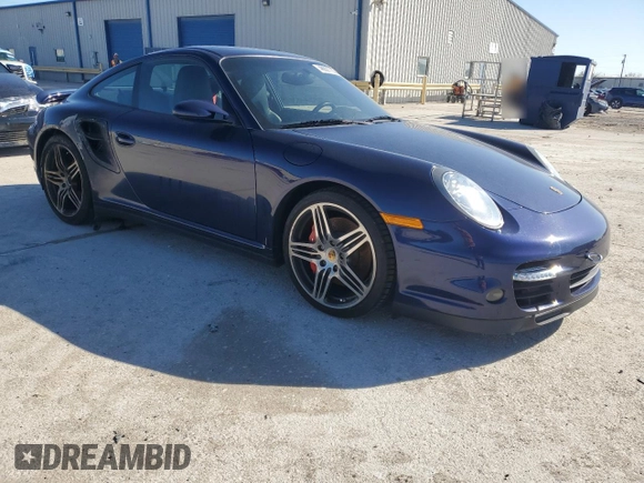 2007 Porsche 911 Turbo with VIN WP0AD29907S786676, listed as a Copart auction lot 48687765 with Not Provided miles and Clean Title. Bid and sale history available at carsss.com. Image 4.