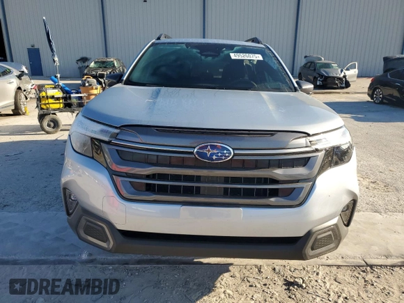 2025 Subaru Forester Limited with VIN JF2SLDRC2SH444541, listed as a Copart auction lot 49526075 with 3,286 mi miles and Salvage Title. Bid and sale history available at carsss.com. Image 5.