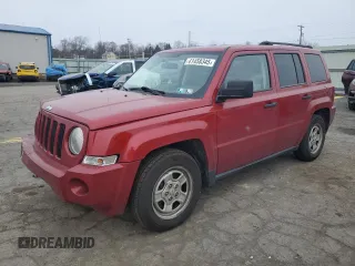 2009 Jeep Patriot Sport with VIN 1J4FT28A39D154793, listed as a Copart auction lot 89262055 with 92,352 mi miles and Salvage Title. Bid and sale history available at DreamBid. Image 1.