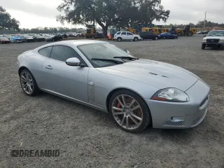 2008 Jaguar XK with VIN SAJWA43C989B24896, listed as a Copart auction lot 78328454 with 0 mi miles and Salvage Title. Bid and sale history available at carsss.com. Image 4.
