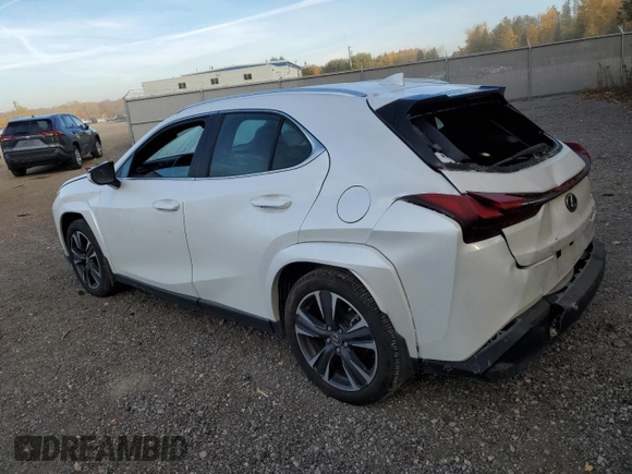2024 Lexus UX 250h Premium with VIN JTHP9JBHXR2077083, listed as a Copart auction lot 76112004 with 22,385 mi miles and Salvage title. Bid and sale history available at DreamBid. Image 2.