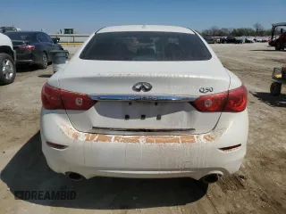 2015 Infiniti Q50 Premium with VIN JN1BV7AP4FM352906, listed as a Copart auction lot 50813885 with Not provided miles and Clean title. Bid and sale history available at DreamBid. Image 6.