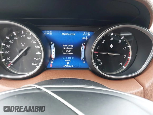 2019 Maserati Levante z VIN ZN661XUA0KX317515, wystawiony jako IAAI lot #41328119 z przebiegiem 47 433 mil mil oraz . Historia ofert i sprzedaży dostępna na DreamBid. Obrazek 7.