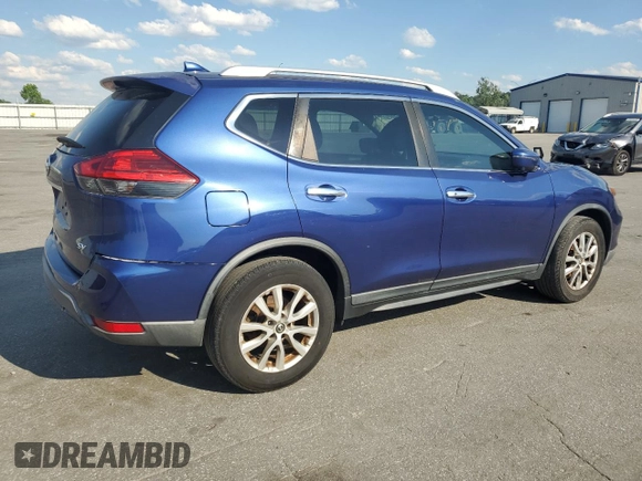 2017 Nissan Rogue SV with VIN KNMAT2MT6HP569207, listed as a Copart auction lot 55980205 with 148,942 mi miles and Clean Title. Bid and sale history available at DreamBid. Image 3.