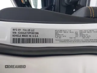 2023 Dodge Durango R/T Plus с VIN 1C4SDJCT3PC601386, выставлен на аукционе IAAI как лот 40746162 с пробегом 10 576 миль миль и . История ставок и продаж доступна на DreamBid. Изображение 9.