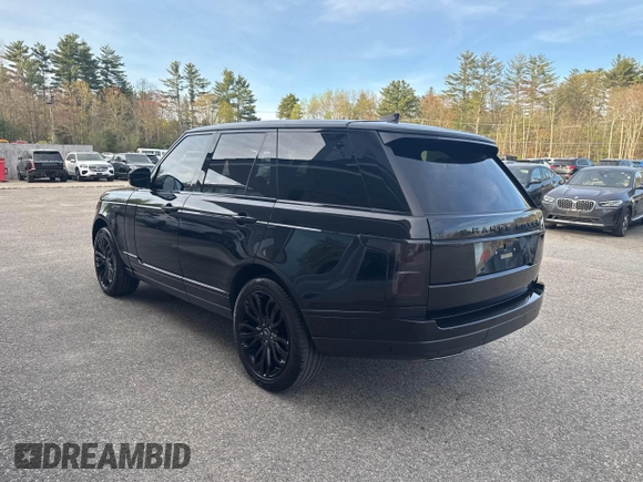 2019 Land Rover Range Rover HSE with VIN SALGS2SV5KA528460, listed as a IAAI auction lot 42184615 with 122,951 mi miles and . Bid and sale history available at DreamBid. Image 3.