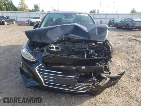 2021 Hyundai Accent SE with VIN 3KPC24A6XME135212, listed as a Copart auction lot 68827703 with 52,385 mi miles. Bid and sale history available at carsss.com. Image 5.