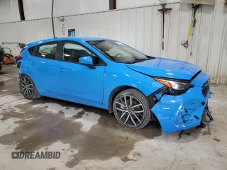 2024 Subaru Impreza Sport with VIN JF1GUAFC3R8288143, listed as a Copart auction lot 77478034 with 11,671 mi miles and Salvage Title. Bid and sale history available at carsss.com. Image 4.