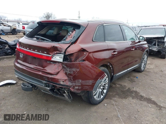 2016 Lincoln MKX Reserve z VIN 2LMPJ6LP0GBL42595, wystawiony jako IAAI lot #41248786 z przebiegiem 99 895 mil mil oraz . Historia ofert i sprzedaży dostępna na DreamBid. Obrazek 4.