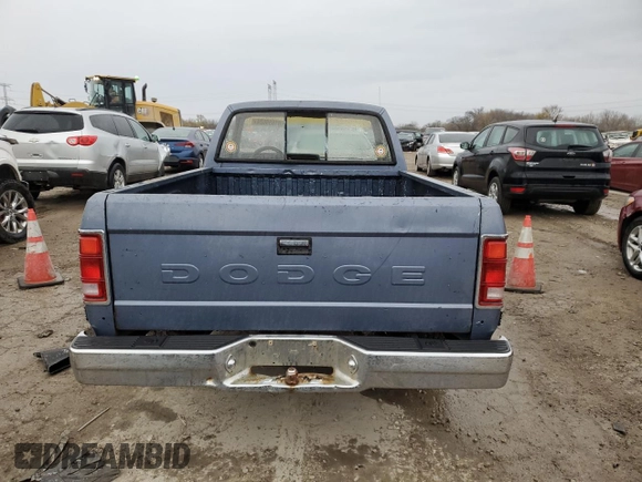 1989 Dodge Dakota with VIN 1B7FL26X3KS146546, listed as a Copart auction lot 81859624 with 16,824 mi miles and Clean Title. Bid and sale history available at carsss.com. Image 6.