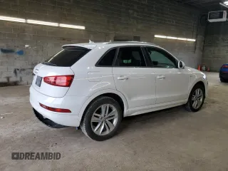 2018 Audi Q3 Premium with VIN WA1BCCFS9JR000127, listed as a Copart auction lot 58555755 with 60,295 mi miles and Salvage title. Bid and sale history available at DreamBid. Image 3.