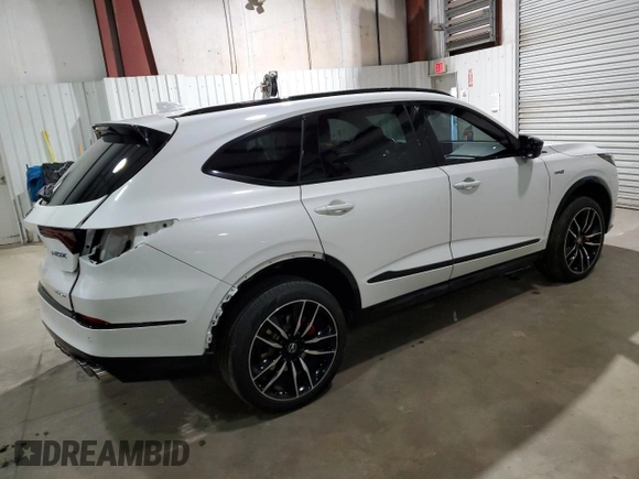 2023 Acura MDX Type S w/Advance Package with VIN 5J8YD8H89PL004140, listed as a Copart auction lot 87893805 with 14,149 mi miles and Salvage Title. Bid and sale history available at carsss.com. Image 3.