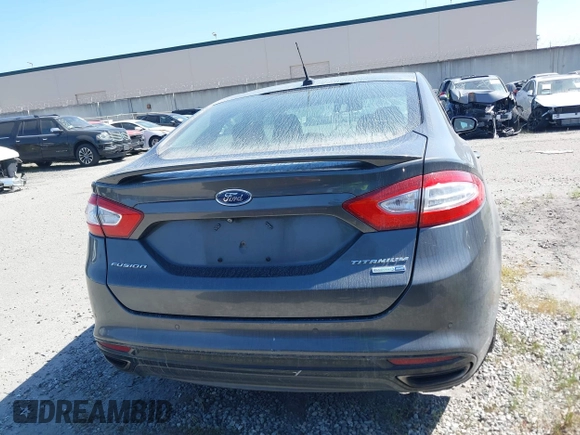 2015 Ford Fusion Titanium with VIN 3FA6P0D99FR258028, listed as a IAAI auction lot 41700630 with 82,084 mi miles. Bid and sale history available at carsss.com. Image 16.