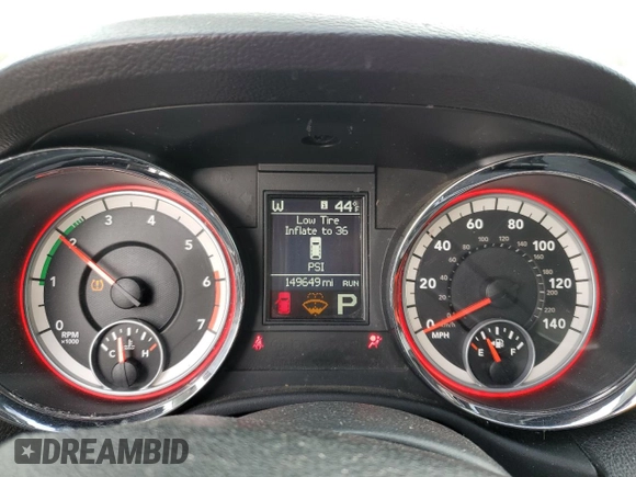 2013 Dodge Durango R/T with VIN 1C4SDHCT0DC648668, listed as a Copart auction lot 83211194 with 149,649 mi miles and Salvage title. Bid and sale history available at DreamBid. Image 9.