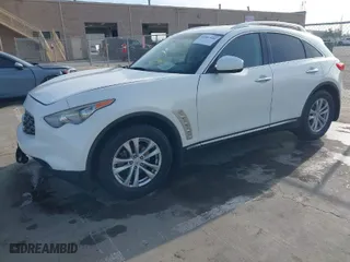2010 Infiniti FX35 with VIN JN8AS1MW1AM857106, listed as a IAAI auction lot 41607648 with 64,427 mi miles. Bid and sale history available at carsss.com. Image 2.