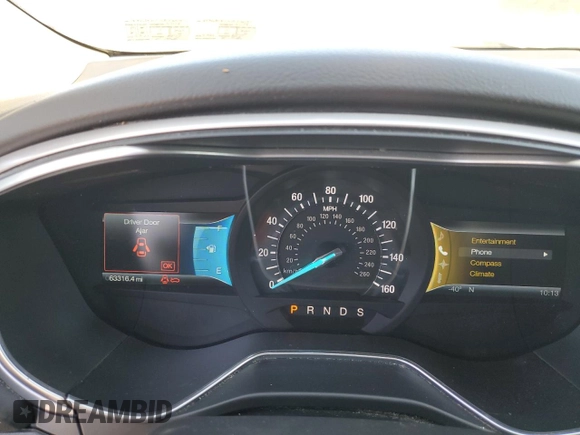 2014 Ford Fusion SE with VIN 3FA6P0H77ER372097, listed as a Copart auction lot 53345115 with 63,316 mi miles and Salvage Title. Bid and sale history available at carsss.com. Image 9.